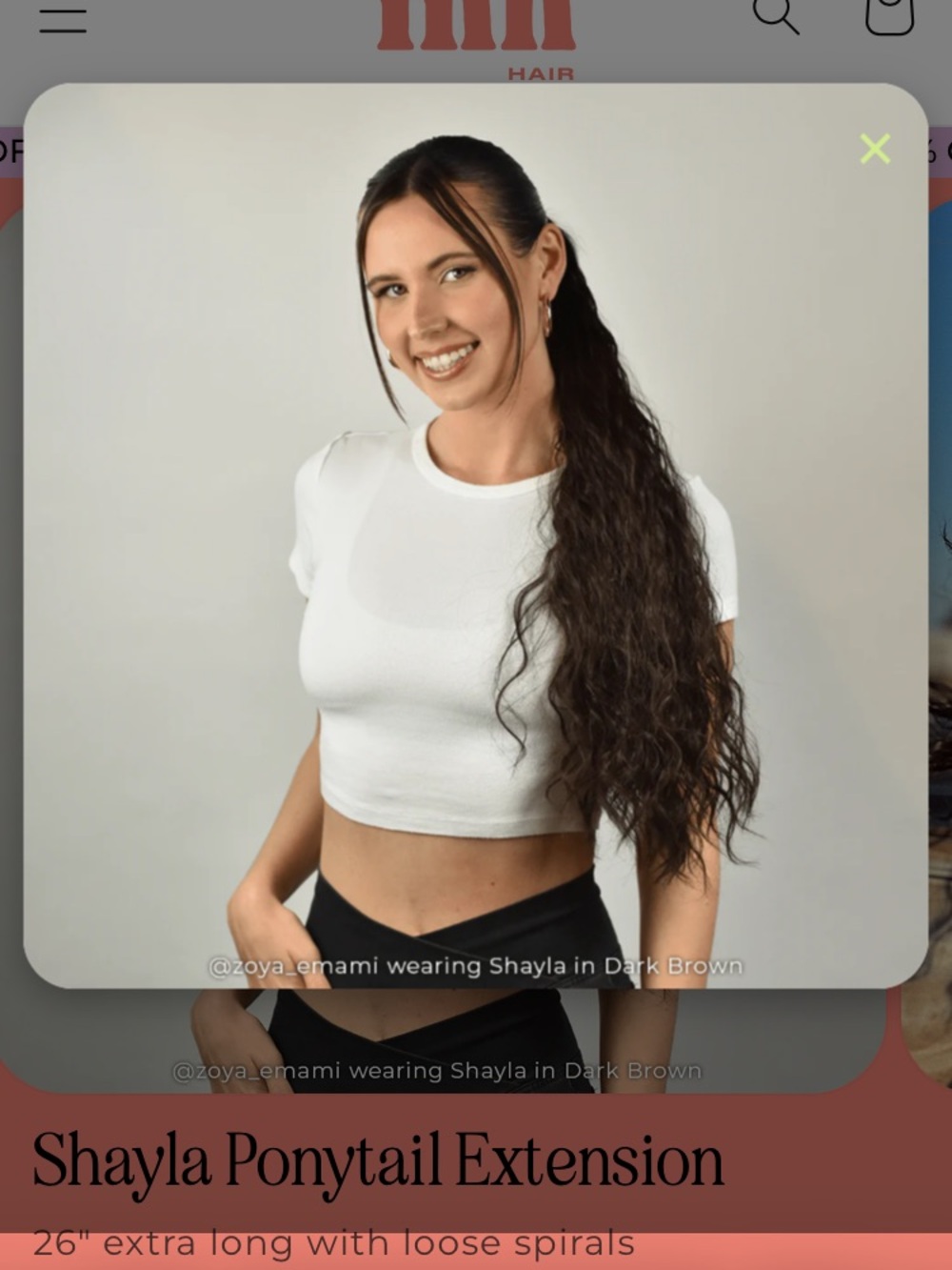 INH Dark Brown Ponytail Extensions Bundle - Shayla & Brit